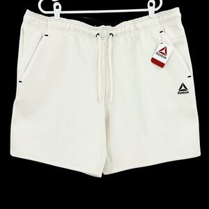 Reebok Men's Credential Silver Birch Beige Active Shorts Size 3XL 9" Inseam NWT